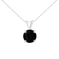 RadiantNY S925 Silver Black Diamond 18" necklace