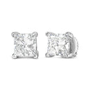 RadiantNY 14K White Gold Princess Diamond earrings