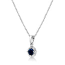 RadiantNY S925 Silver Diamond 18" necklace