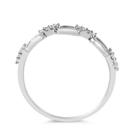 RadiantNY S925 Silver Diamond Chain ring