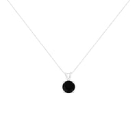 RadiantNY S925 Silver Black Diamond 18" necklace