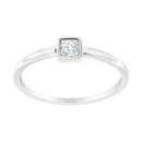 RadiantNY S925 Silver Diamond ring