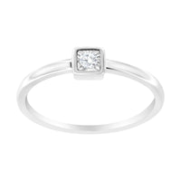 RadiantNY S925 Silver Diamond ring