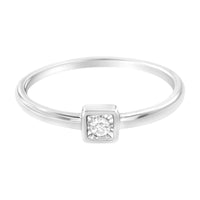 RadiantNY S925 Silver Diamond ring