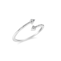 RadiantNY S925 Silver 1/5 Cttw Diamond ring