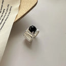 Finding Her black agate ring