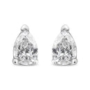 RadiantNY 14K White Gold Pear Diamond earrings