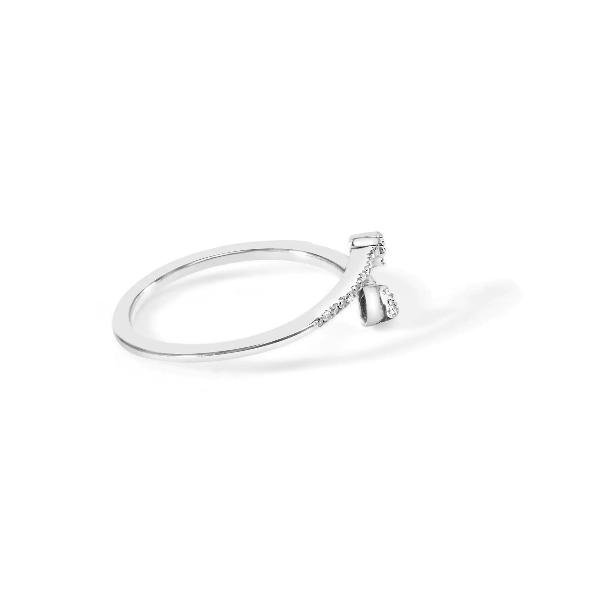 RadiantNY S925 Silver 1/5 Cttw Diamond ring