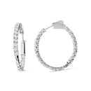 RadiantNY 14K White Gold 3.00 Cttw Diamond earrings