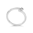 RadiantNY S925 Silver 1/5 Cttw Diamond ring