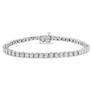 RadiantNY S925 Silver Diamond Tennis Bracelet 7.25" In