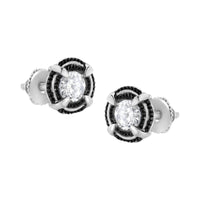 RadiantNY Black Rhodium S925 Silver Diamond earring