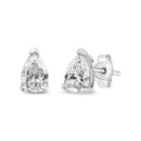 RadiantNY 14K White Gold Pear Diamond earrings